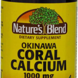 Natures Blend Okinawa Coral Cálcio 1.000 Mg 60 Cápsulas