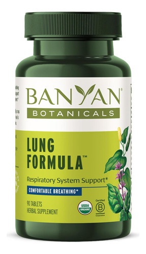 Fórmula Pulmonar Banyan Botanicals - Suporte Respiratório Or