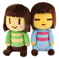 2pcs Undertale Frisk Chara Boneca Pelúcia Brinquedo Presente