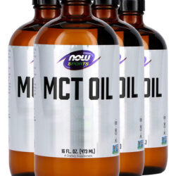 Óleo Mct Líquido Now Foods Sports 473ml Puro Importado 4un