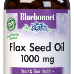 Óleo De Semente De Linhaça Bluebonnet Nutrition 1000 Mg