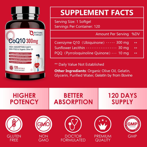 Nature Target Coqmg-softgels + Pqq Com Azeite Orgânico - Coe - Imagem 2