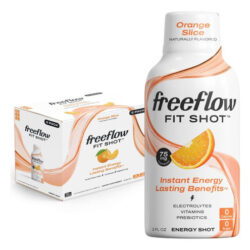 Freeflow Fit Energy Shots, Fatia De Laranja, Reforço Natural
