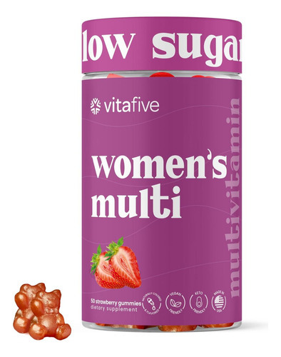 Gomas Multivitamínicas Femininas Vitafive, Melhor Multivitam