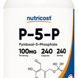 Suplemento Nutricost P5p Vitamina B6 100mg 240 Cápsulas