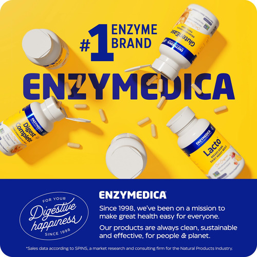 Enzymedica, Digest Complete + Probióticos, Enzimas Digestiva - Imagem 8