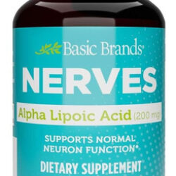 Nervos Básicos De Marcas Alfa Ácido Lipóico, 200 Mg, Função