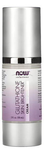 Creme Glutationa Skin Brightener Nowfoods 59ml Importado