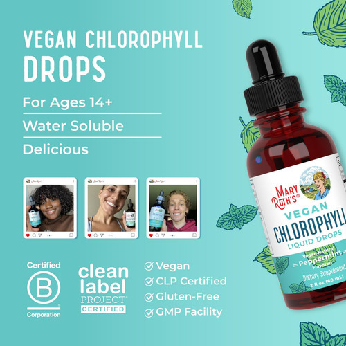 Gotas Líquidas De Clorofila Maryruth Organics, Clean Label P - Imagem 4