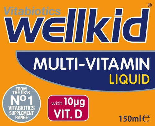 Wellkid Da Vitabiotics Líquido Multivitamínico 150ml - Imagem 4