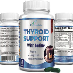 Suplemento Yummyvite Thyroid Support Com Iodo 60 Cápsulas