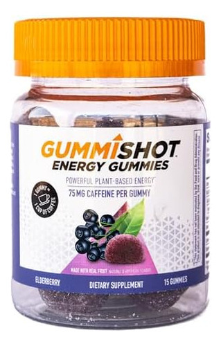 Gomas Energéticas Gummishot, 1125 Mg De Cafeína Mastigável À - Imagem 2