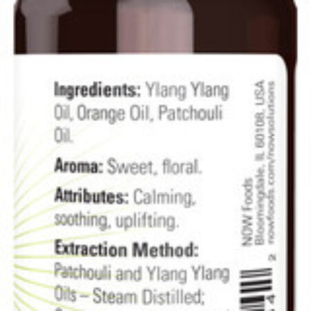 Óleo De Peace, Love E Flores Now Foods 30ml Importado 4un - Imagem 3