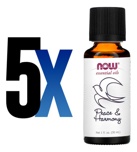 Mistura De Óleos Paz E Harmonia Now Foods 30ml Importado 5un - Imagem 2