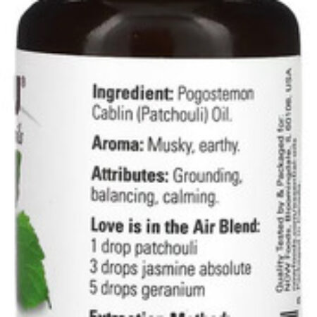 Óleo De Patchouli Now Foods 30 Ml Puro Importado - Imagem 2