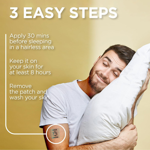 Adesivos Para Dormir Biopure - 42 Adesivos | Fita De Sono Pr - Imagem 5