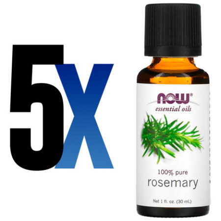 Óleo De Alecrim 30ml Now Foods 100% Puro Importado 5un - Imagem 2