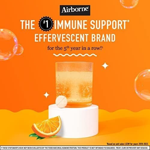 Vitamina C Airborne 1000 Mg 30 Comprimidos Efervescentes - Imagem 2