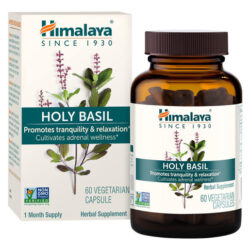 Suplemento De Ervas Tulsi De Manjericão Sagrado Do Himalaia,