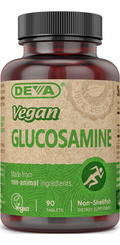 Comprimidos De Glucosamina De Vitaminas Veganas Deva, Frasc