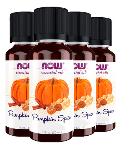 Óleo Abóbora Pumpkin Spice Fall Now Foods 30ml Importado 3un - Imagem 2