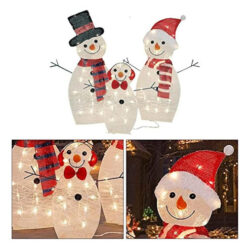 - Yiyi Enfeite De Natal De Boneco De Neve De Jardim Led