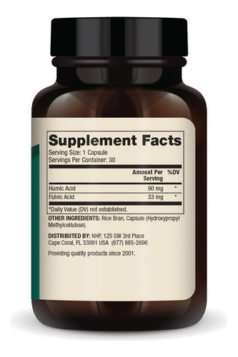 Dr. Complexo De Ácido Fúlvico Húmico Mercola, 90 Mg De Ácido - Imagem 2