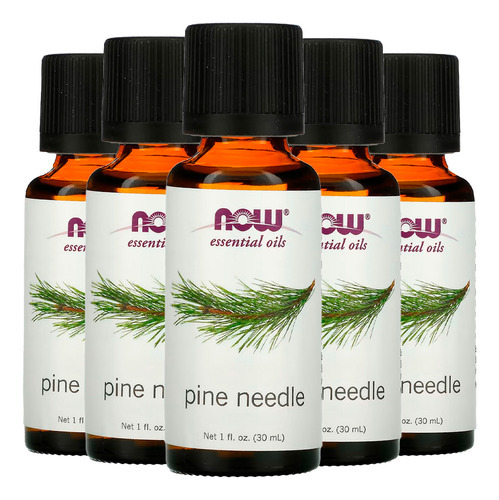 Óleo Agulha Pinheiro Now Foods 30 Ml Importado 5un