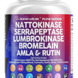 Nutracêuticos Limpos Nattokinase 4000 Fu Serrapeptase Spu Su