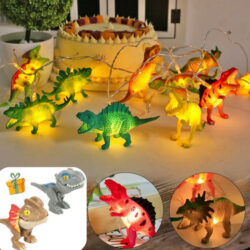 Luzes Led De Corda De Dinossauro De 2m 10 Para Decoração De