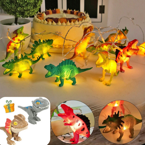 Luzes Led De Corda De Dinossauro De 2m 10 Para Decoração De