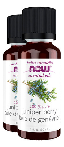 Óleo Bagas Zimbro Now Foods Juniper Berry 30ml Importado 2un