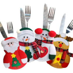 Hhh 12pcs Mesa Decoração Natal Enfeite Porta Natalinos