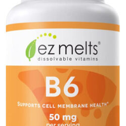 Suplemento Ez Melts B6 Piridoxina 50 Mg Sublingual 60 Compri