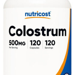 Suplemento, Nutricost Colostrum 500 Mg 120 Cápsulas