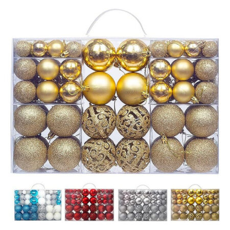 Conjunto De Enfeites De Bolas De Natal De 100 Peças - Imagem 9