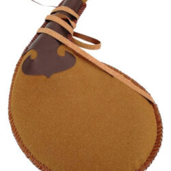 Bota Saco Garrafa Bolsa Compacto Leve Odres De 45cm Marrom