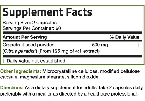 Extrato De Semente De Toranja Bronson 500 Mg Por Porção Citr - Imagem 5