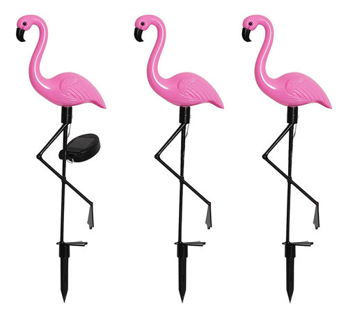 Luz Solar De Jardim Em Forma De Flamingo Luz Solar Que Muda
