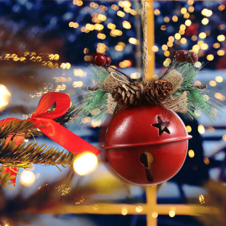 Pingente De Natal Em Metal, Enfeite De Alta Qualidade, Decor - Imagem 4