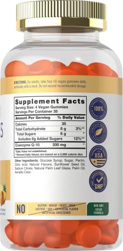 Gomas Carlyle Coq10 200 Mg | 140 Contagem | Sabor Manga Nat - Imagem 2