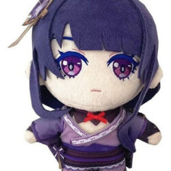 Lj Genshin Impact Raiden Shogun Boneca Pelúcia Brinquedo