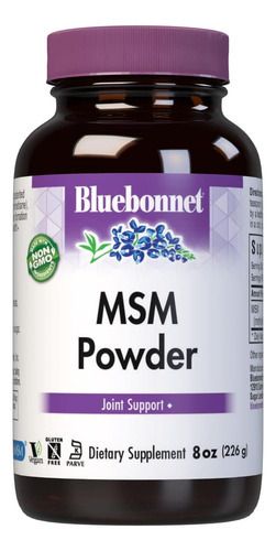 Pó Bluebonnet Msm, 8 Onças