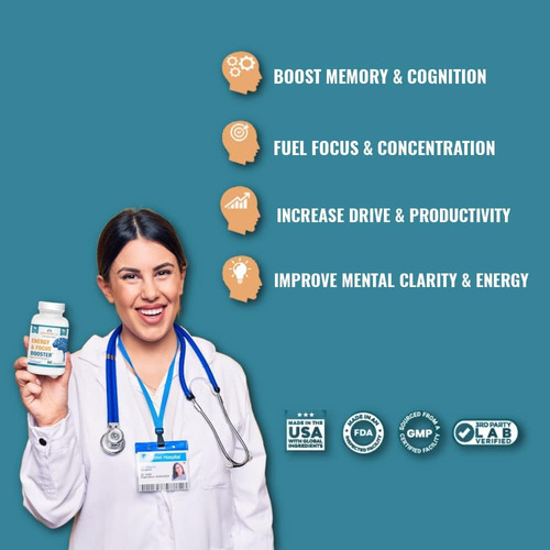 Levitate Energy & Focus Booster - Suplemento Poderoso Para O - Imagem 3