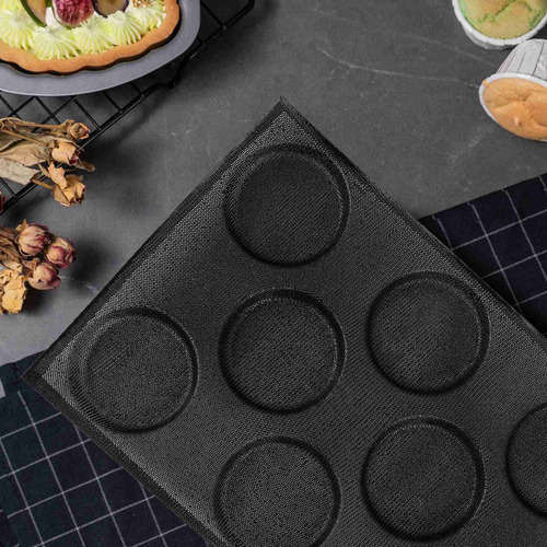 Pão De Hambúrguer De Silicone Forma Moldes E Assadeiras Cabe - Imagem 4