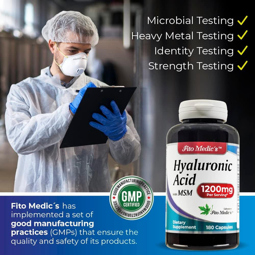 Fito Medics Lab - Cápsulas De Ácido Hialurônico - Com Msm- 1 - Imagem 4