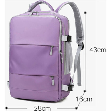Mochila De Viagem Impermeável Feminina De Grande Capacidade - Imagem 27