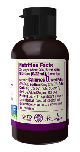 Fruta Dos Monges Now Foods Adoçante Líquido 59ml 3un - Imagem 4