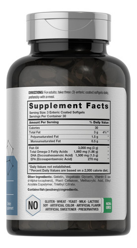 Suplemento Horbaach Dha 1500mg 90 Cápsulas Epa Omega 3 Não - Imagem 2
