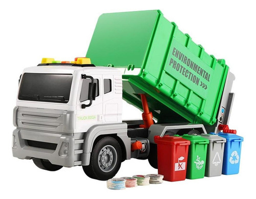 Para Novo Brinquedo De Caminhão De Lixo De 13 Polegadas